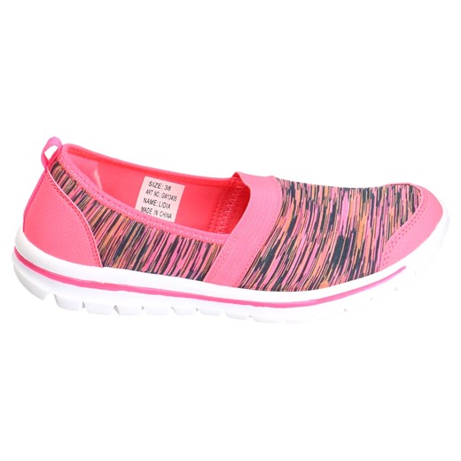 Buty sportowe damskie slip on różowe melanż Lidia GW13405  Producent - Inny 40 Casadi