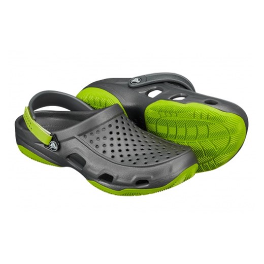 Crocs Swiftwater Deck Graphite/Volt Green (grafitowy szary)