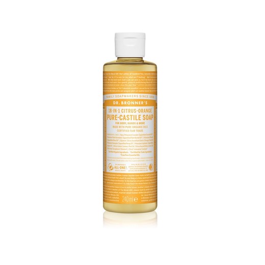 Dr. Bronner's Pure-Castile Liquid Soap Citrus-Orange | Naturalne mydło w płynie 240ml - Wysyłka w 24H! Dr. Bronner`s   Estyl.pl