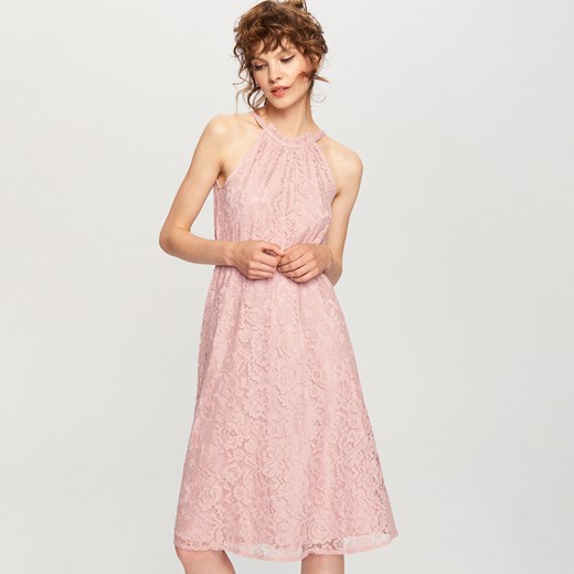 Reserved - Koronkowa sukienka - Różowy Reserved  40 