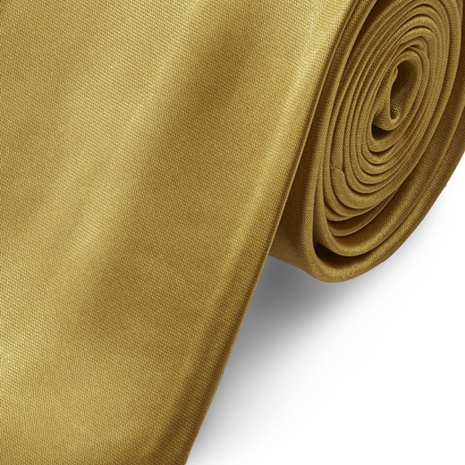 Podstawowy krawat w lśniącym złotym kolorze 8 cm