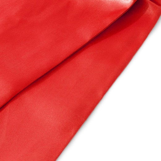 Podstawowy krawat w kolorze lśniącej czerwieni 8 cm