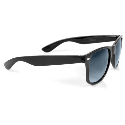 Czarne rozjaśniane okulary przeciwsłoneczne retro