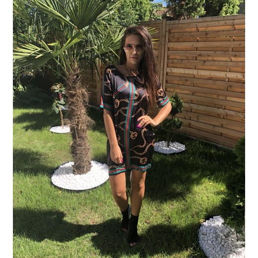 sukienka prosta ala Gucci