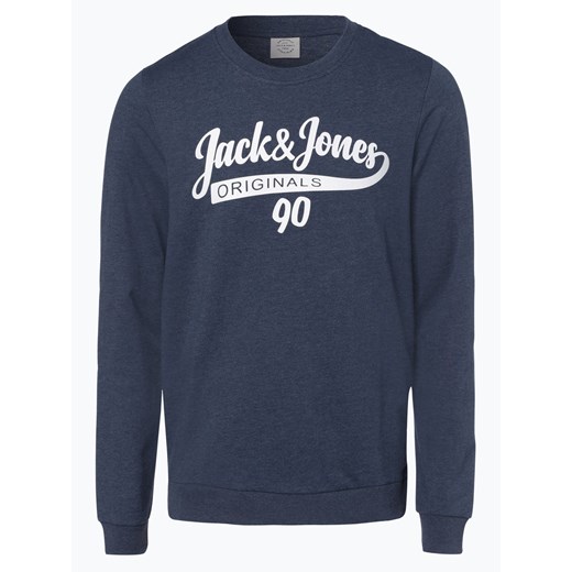 Jack & Jones - Męska bluza nierozpinana – Jorgalions, niebieski Jack & Jones  XL vangraaf