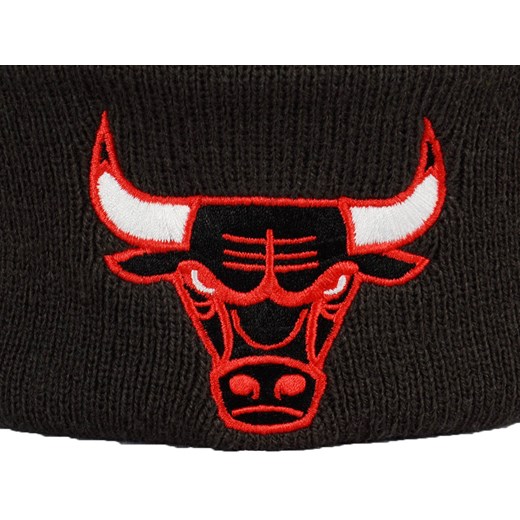 Czapka zimowa Mitchell & Ness NBA Chicago Bulls Team Logo Cuff Knit - EU785-CHIBUL-CHA Mitchell & Ness uniwersalny Basketo.pl