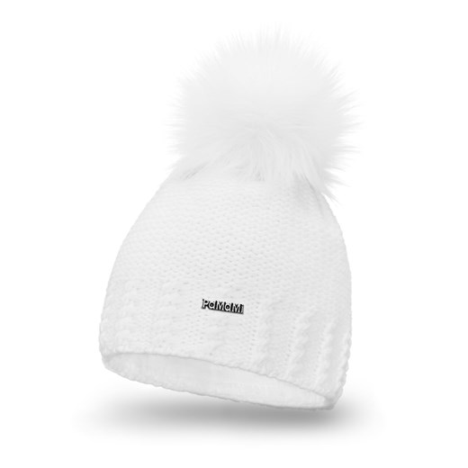 Zimowa czapka damska PaMaMi - Biały