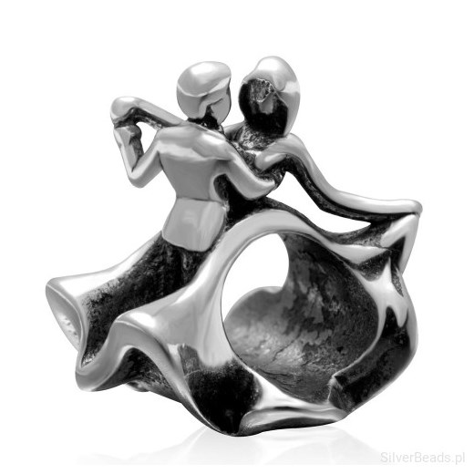 D550 Para taniec charms koralik beads srebro 925