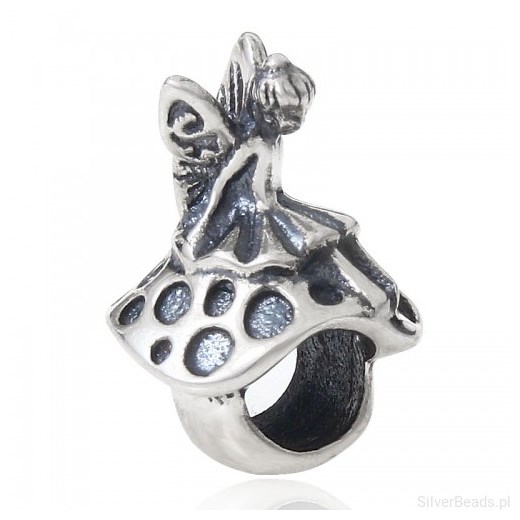D801 Wróżka charms koralik beads srebro 925