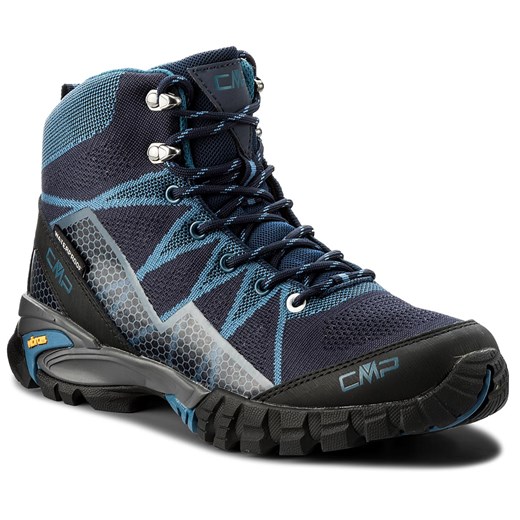 Trekkingi CMP - Tauri Mid Trekking Shoes WP 38Q9977 Black Blue N950  Cmp 43 promocyjna cena eobuwie.pl 