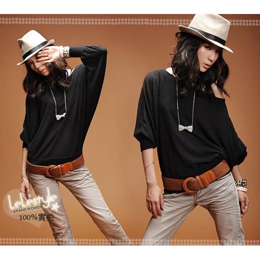 Bluzka Japan Style czarna B356