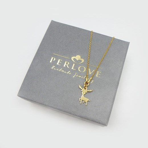 Złota bransoletka z Reniferem  Perlove  Biżuteria-Perlove