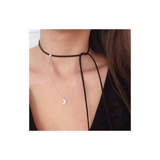 Choker Rzemyk Złota Korona Perlove Biżuteria-Perlove