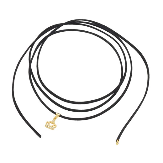 Choker Rzemyk Złota Korona Perlove Biżuteria-Perlove