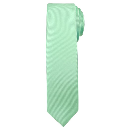 Jednokolorowy Krawat Męski, Śledź - 5 cm - Angelo di Monti, Jasnozielony KRADM1409 ze sklepu JegoSzafa.pl w kategorii Krawaty - zdjęcie 54507262
