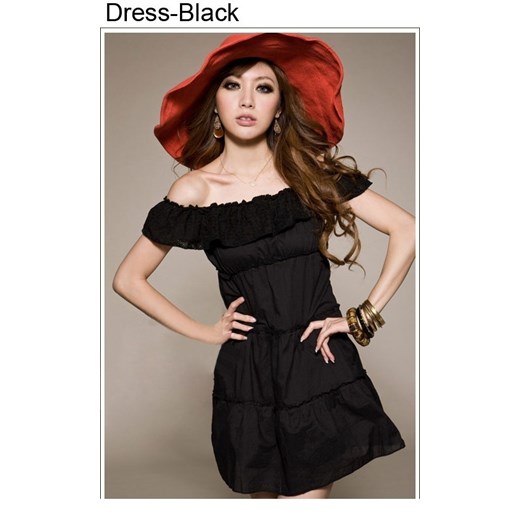 Sukienka Japan Style czarna S1390