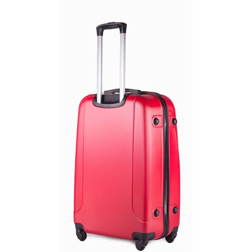 Duża walizka podróżna na kółkach SOLIER STL310 L ABS czerwona  Solier  Skorzana.com