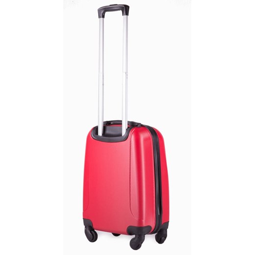 Mała walizka podróżna na kółkach (bagaż podręczny) SOLIER STL310 S ABS czerwona Solier   Skorzana.com