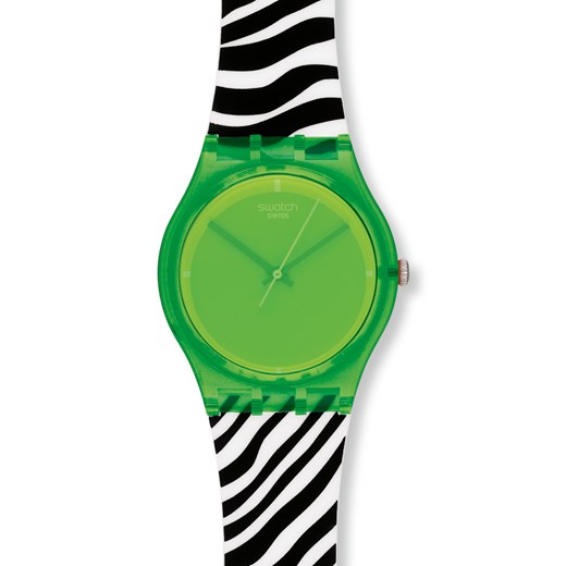 Zegarek SWATCH z Kolekcji GENT  GG210  GREEN ZEB Dostawa Gratis! 100 Dni na Zwrot Towaru - Gwarancja Satysfakcji!!! otozegarki zielony damskie