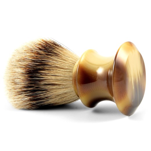 Pędzel do golenia Silvertip z imitacji rogu  Frank Shaving  Trendhim