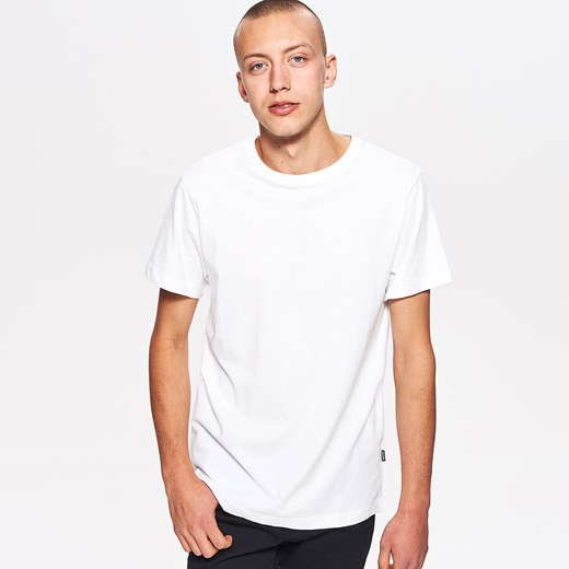 Cropp - Gładka koszulka basic - Biały Cropp  L 