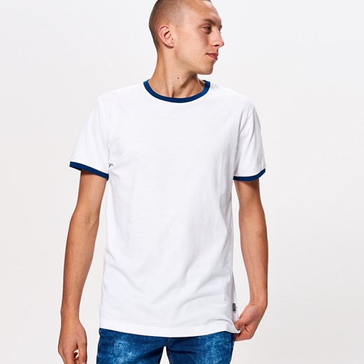 Cropp - Gładka koszulka basic - Biały  Cropp XXL 