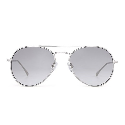 Przezroczyste okulary przeciwsłoneczne Aviator klasyczny płaska soczewka metalowe przyciemnione okulary damski męski -  2305190 sprawdź dostępne rozmiary wyprzedaż Amazon 