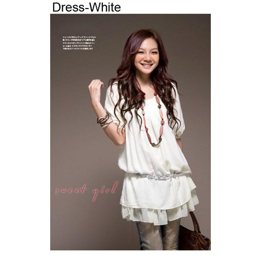 Biała tunika damska Japan Style S1895 
