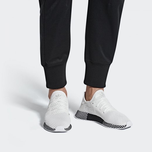 Buty męskie sneakersy adidas Originals Deerupt Runner B41767 - BIAŁY  Adidas Originals 17 sneakerstudio.pl