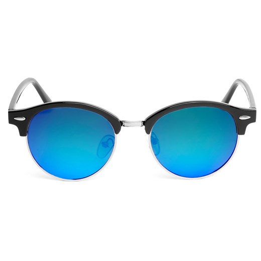 Czarno-niebieskie polaryzacyjne okulary przeciwsłoneczne  Trendhim  