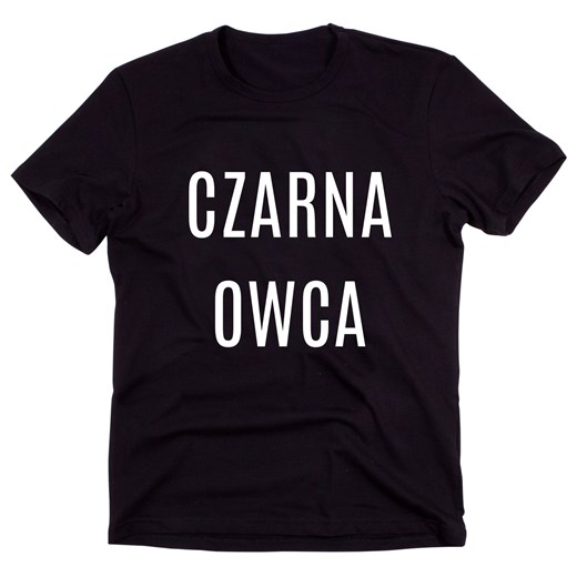 Czarny Klasyczny T-shirt "CZARNA OWCA"