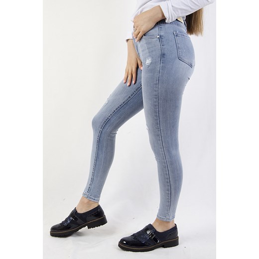 Jasne spodnie jeansowe   S olika.com.pl