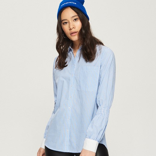 Sinsay - Koszula w prążki - Niebieski  Sinsay XL 