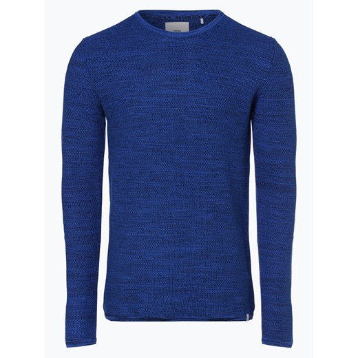 Minimum - Sweter męski – Reiswood 2.0, niebieski  Minimum XL vangraaf