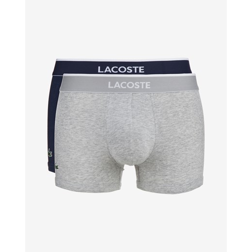 Lacoste 2-pack Bokserki L Niebieski Szary