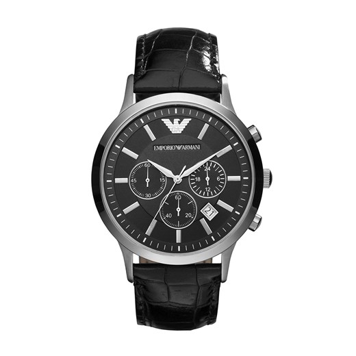 Zegarek EMPORIO ARMANI - Renato AR2447  Black/Silver/Steel  Emporio Armani  eobuwie.pl