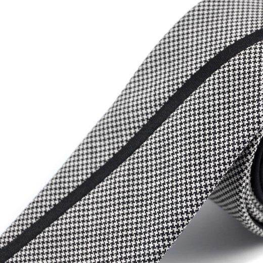 Szary elegancki krawat z wełny  Trendhim  