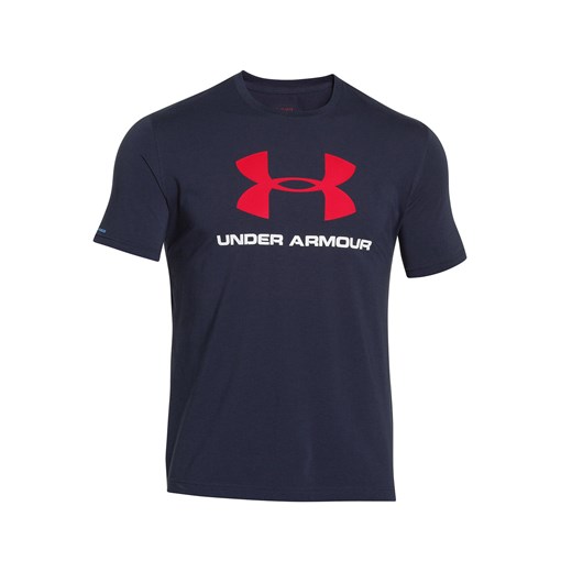 Koszulka termoaktywna Under Armour Sportstyle Logo Navy K/R (1257615-410)