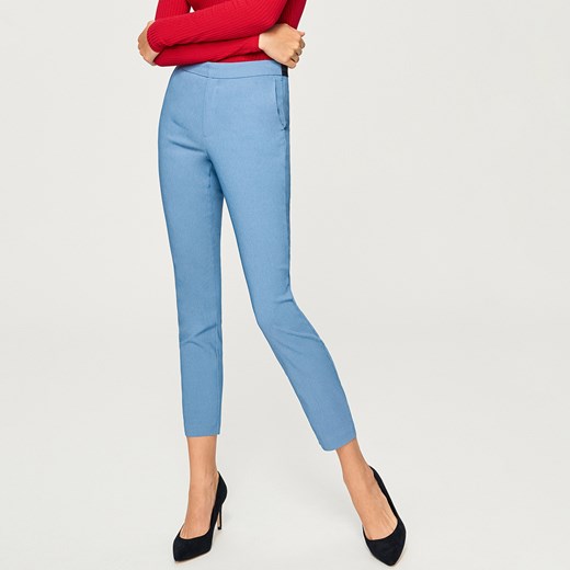Reserved - Eleganckie spodnie - Niebieski  Reserved 40 