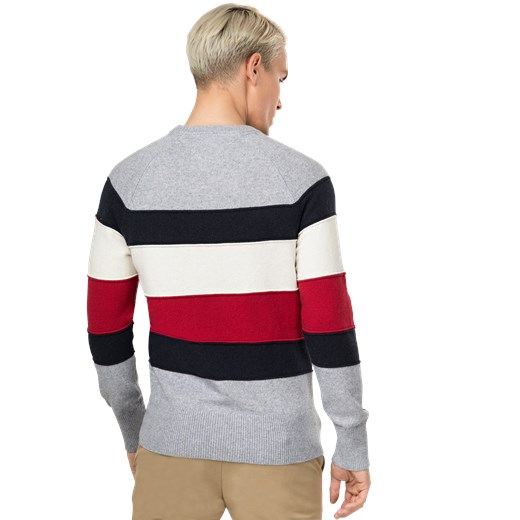 Sweter 'COLORBLOCK STRIPE CNECK SWEATER'  Tommy Hilfiger XL AboutYou