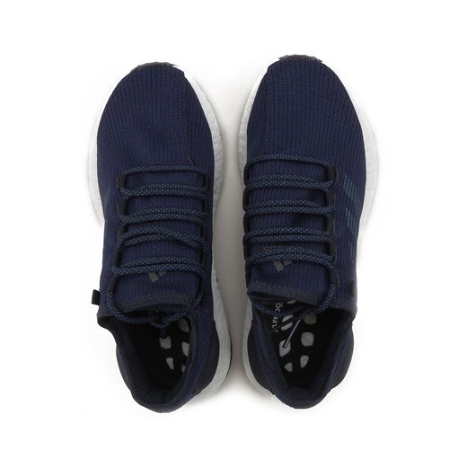 Adidas Trampki dla Mężczyzn Na Wyprzedaży, Pureboost, niebieski, Poliester, 2019, 44.5 45 46.5