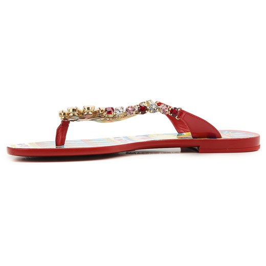 Dolce & Gabbana Sandały dla Kobiet Na Wyprzedaży w Dziale Outlet, czerwony, PVC, 2019, 35 36