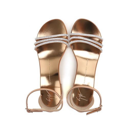 Giuseppe Zanotti Design Sandały dla Kobiet Na Wyprzedaży, złoto-różany, Skóra, 2019, 36 37 37.5 38.5