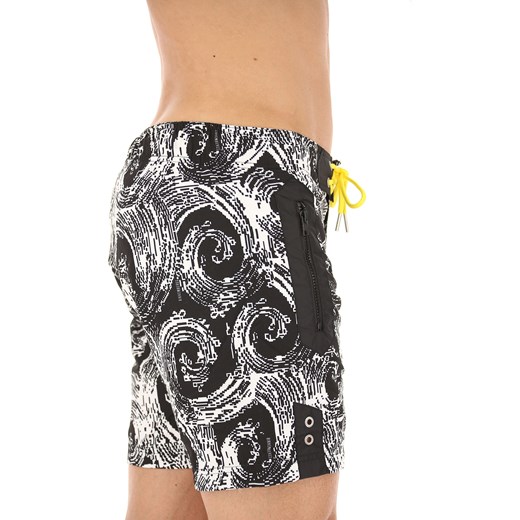 Dirk Bikkembergs Spodenki Kąpielowe dla Mężczyzn Na Wyprzedaży w Dziale Outlet, Czarny, Poliester, 2019, L XL
