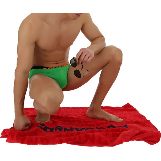 Dsquared Slipy Kąpielowe dla Mężczyzn Na Wyprzedaży w Dziale Outlet, absyntowa zieleń, Poliamid, 2019, L XL
