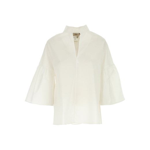 Fuzzi Koszula dla Kobiet Na Wyprzedaży, biały, Bawełna, 2019, 40 42