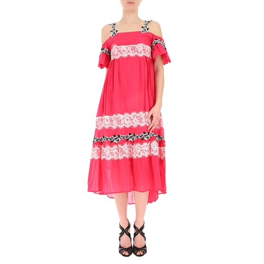 Pinko Sukienka dla Kobiet, Sukienka Wieczorowa i Koktajlowa Na Wyprzedaży, Różowy, Bawełna, 2019, 38 40