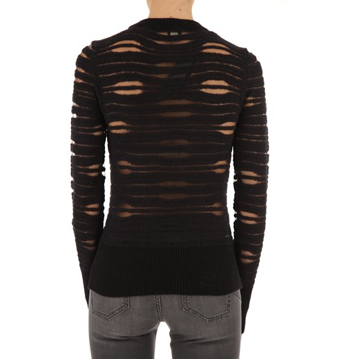 Pinko Sweter dla Kobiet Na Wyprzedaży, czarny, Bawełna, 2019, 44 M