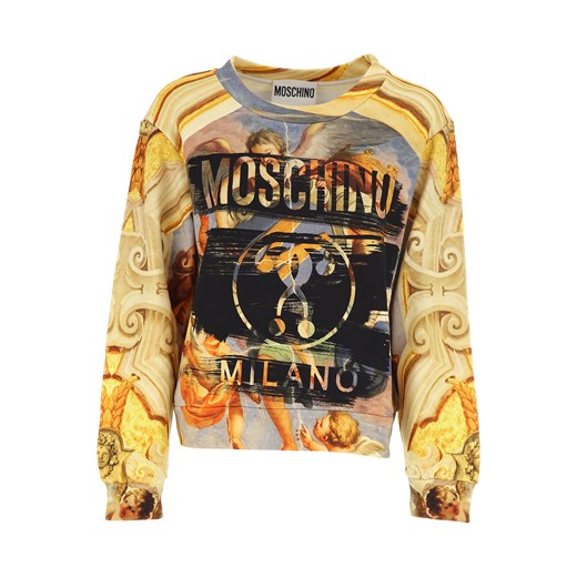 Moschino Bluza dla Kobiet Na Wyprzedaży, multikolor, Bawełna, 2019, 38 40 XXS