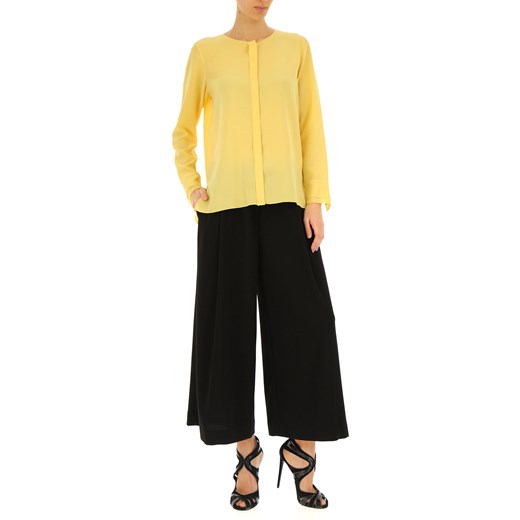 Her Shirt Koszula dla Kobiet Na Wyprzedaży, żółty, Jedwab, 2019, 40 44